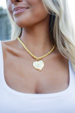 Gold Rope Heart