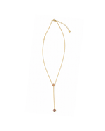Bezel Drop Necklace