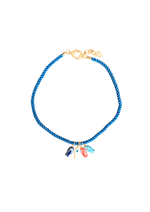 Hang Ten Rope Necklace - Royal Blue