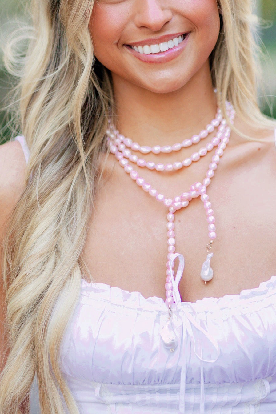 The Kelly Wrap - Light Pink Pearl