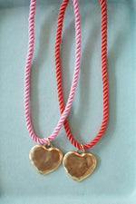 BID DAY Standard Rope Heart Necklace