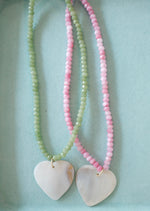BID DAY Standard Beaded Heart Necklace