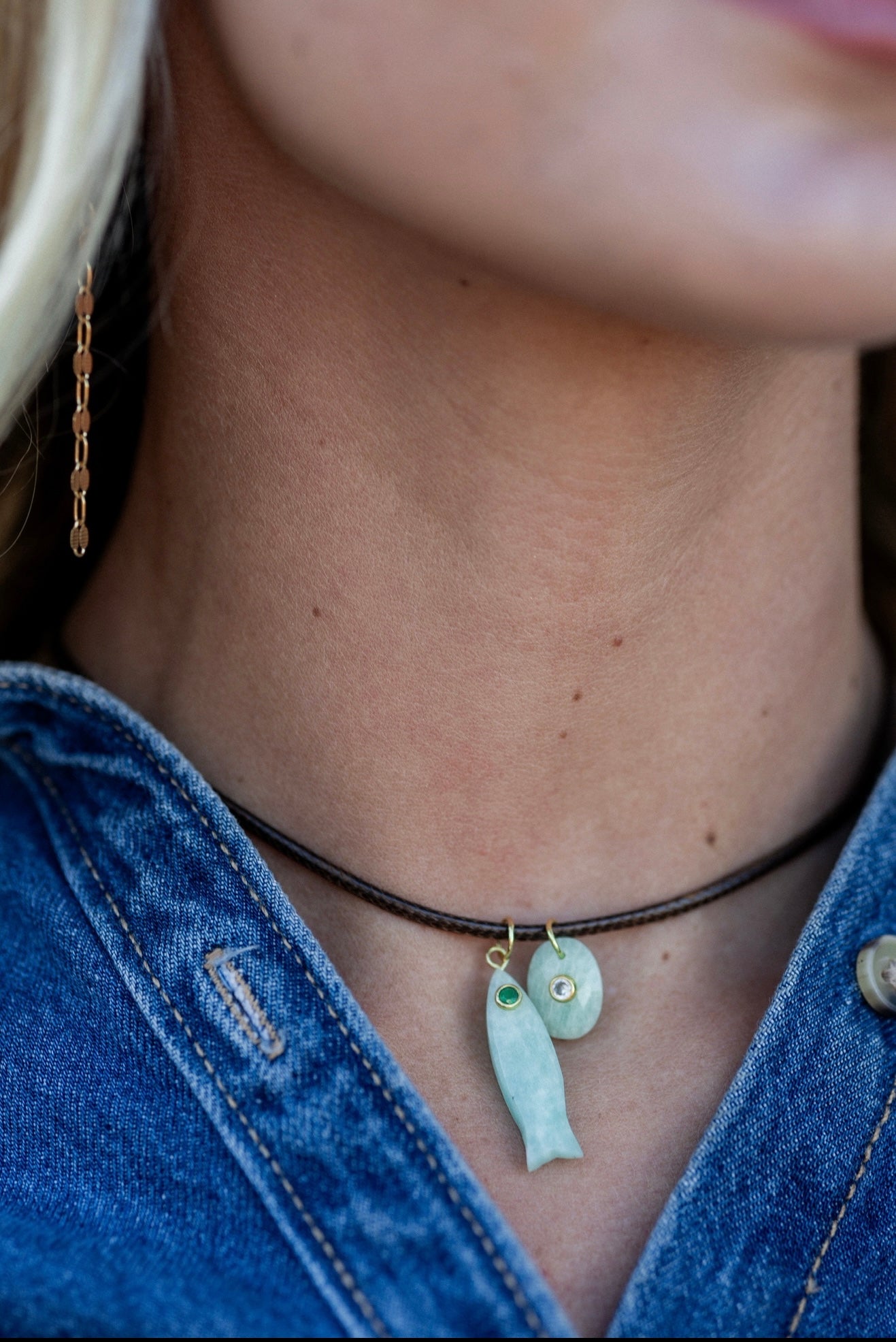 Leather Cord Choker