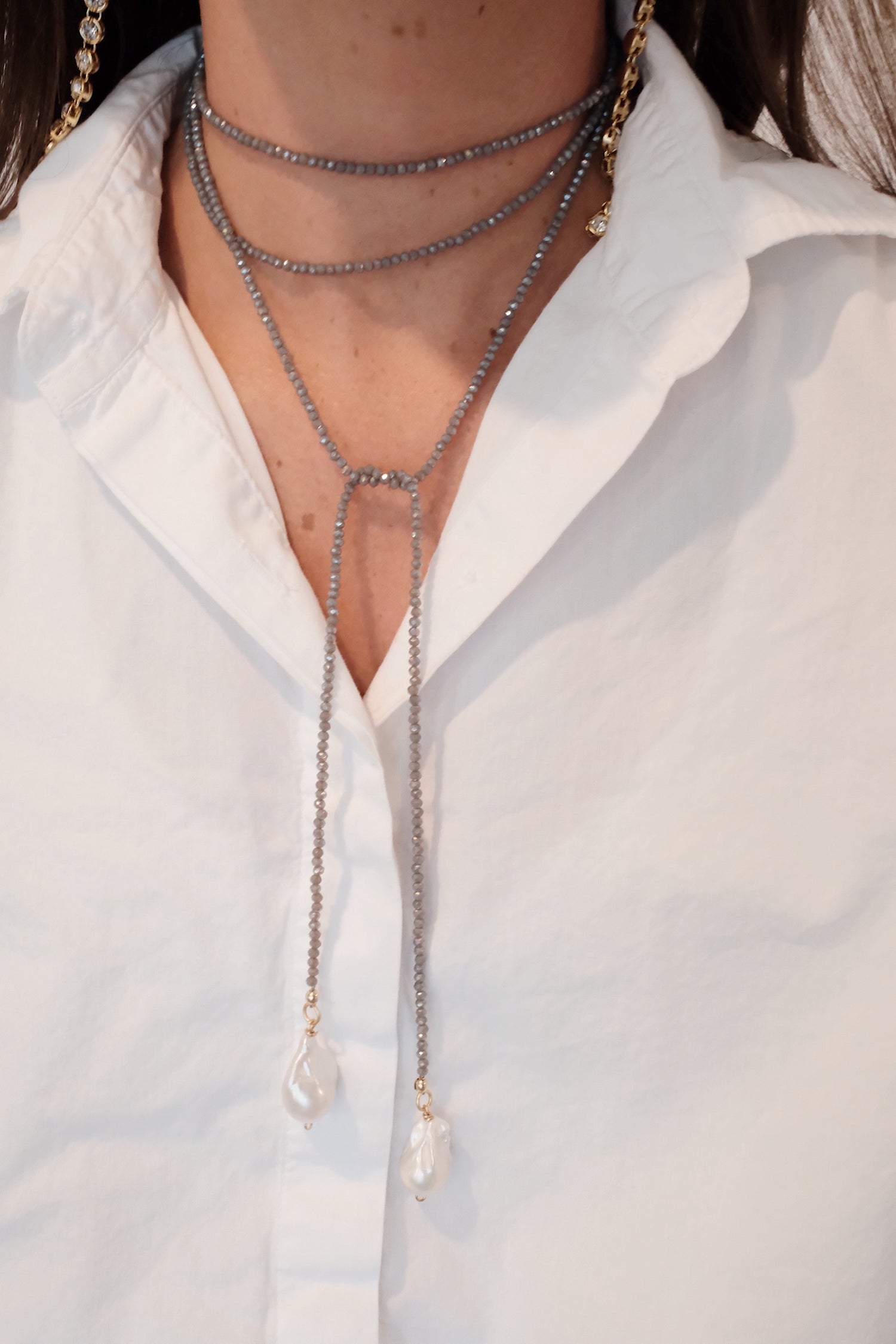 The Kelly Wrap - Silver Tinsel