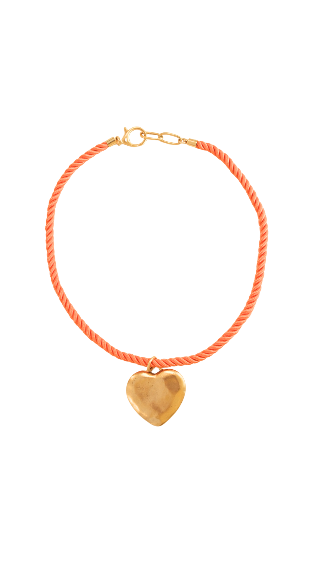 Tiger Orange Rope Heart