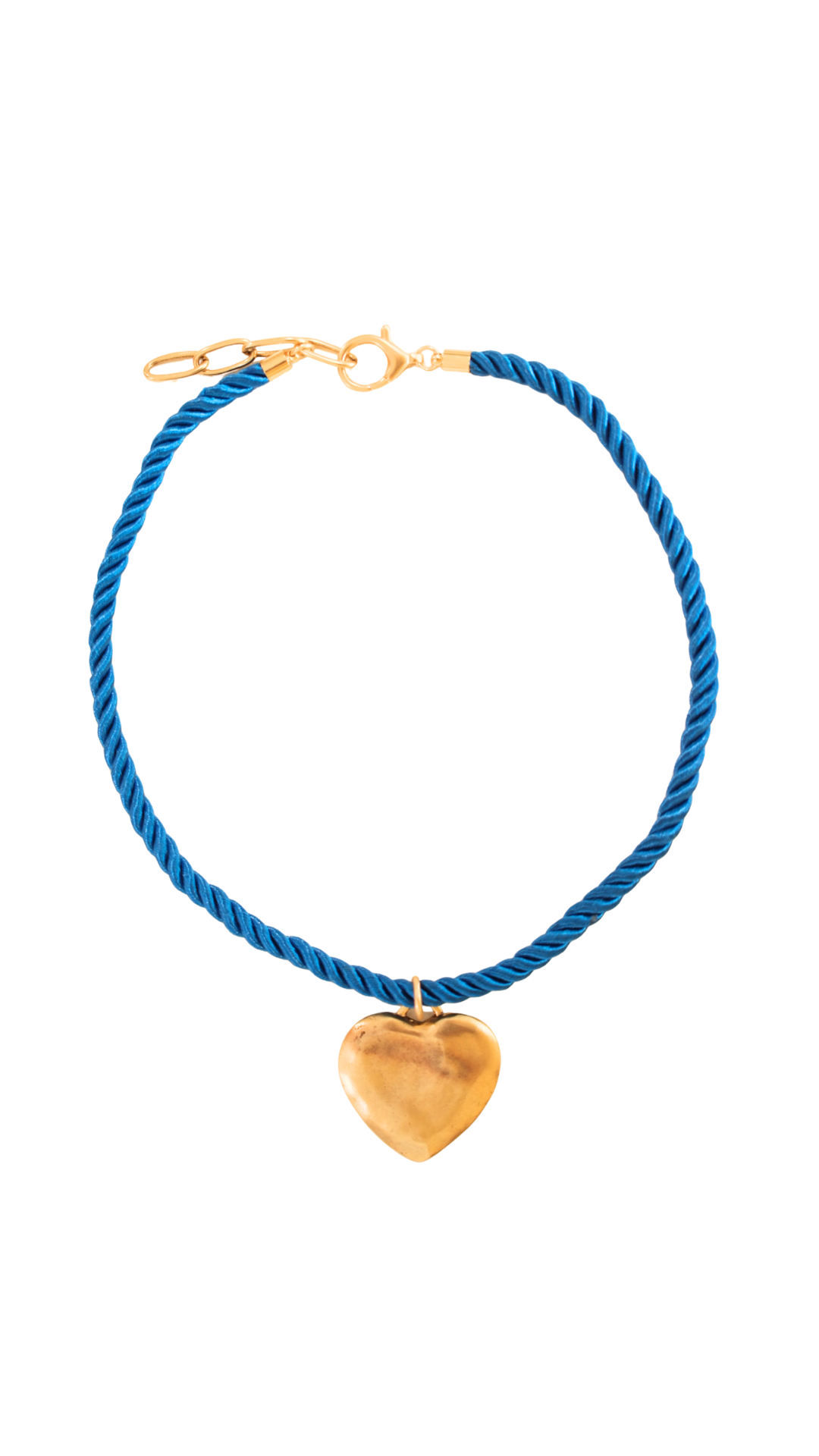 Royal Blue Rope Heart