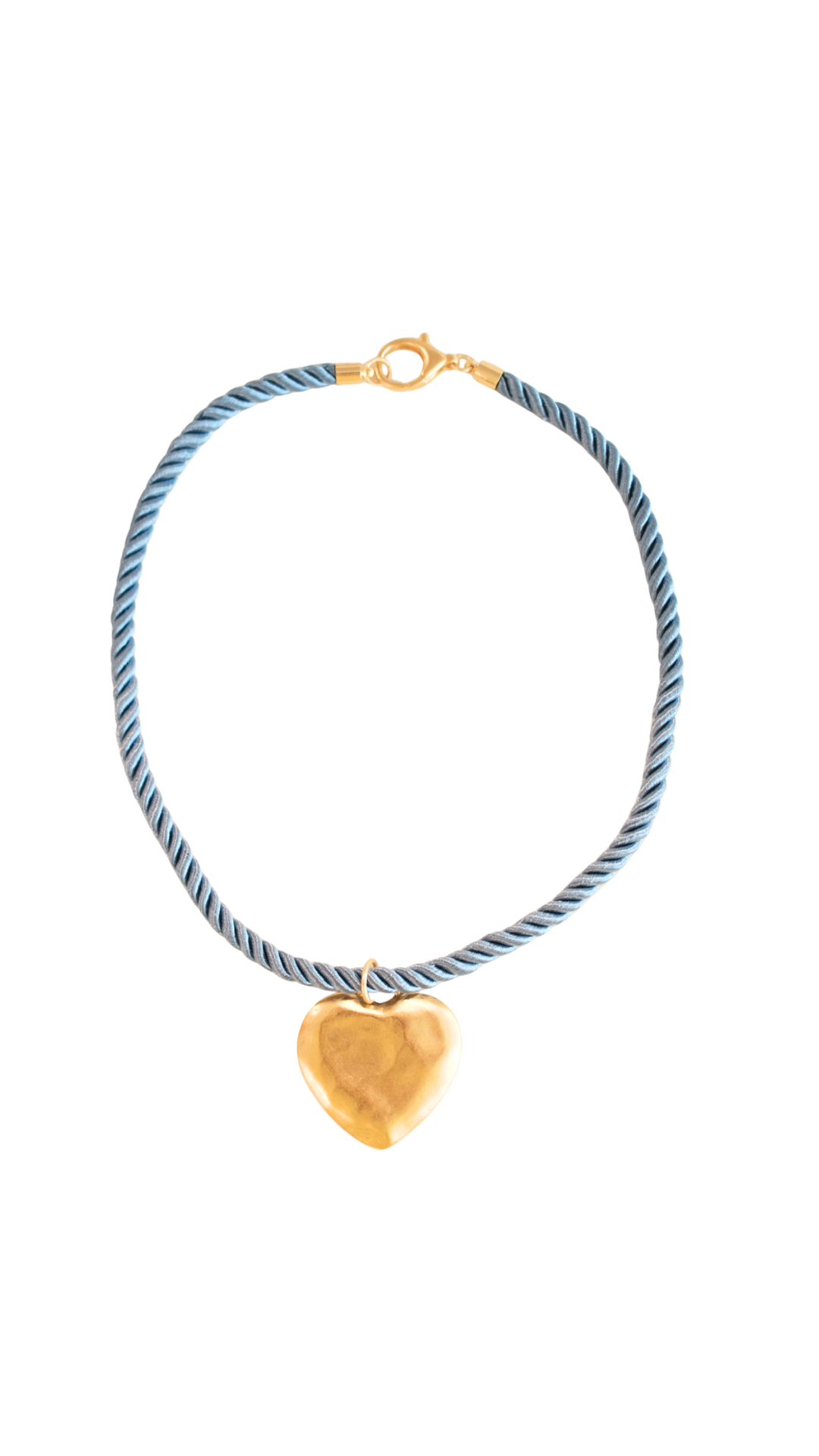 Sky Blue Rope Heart
