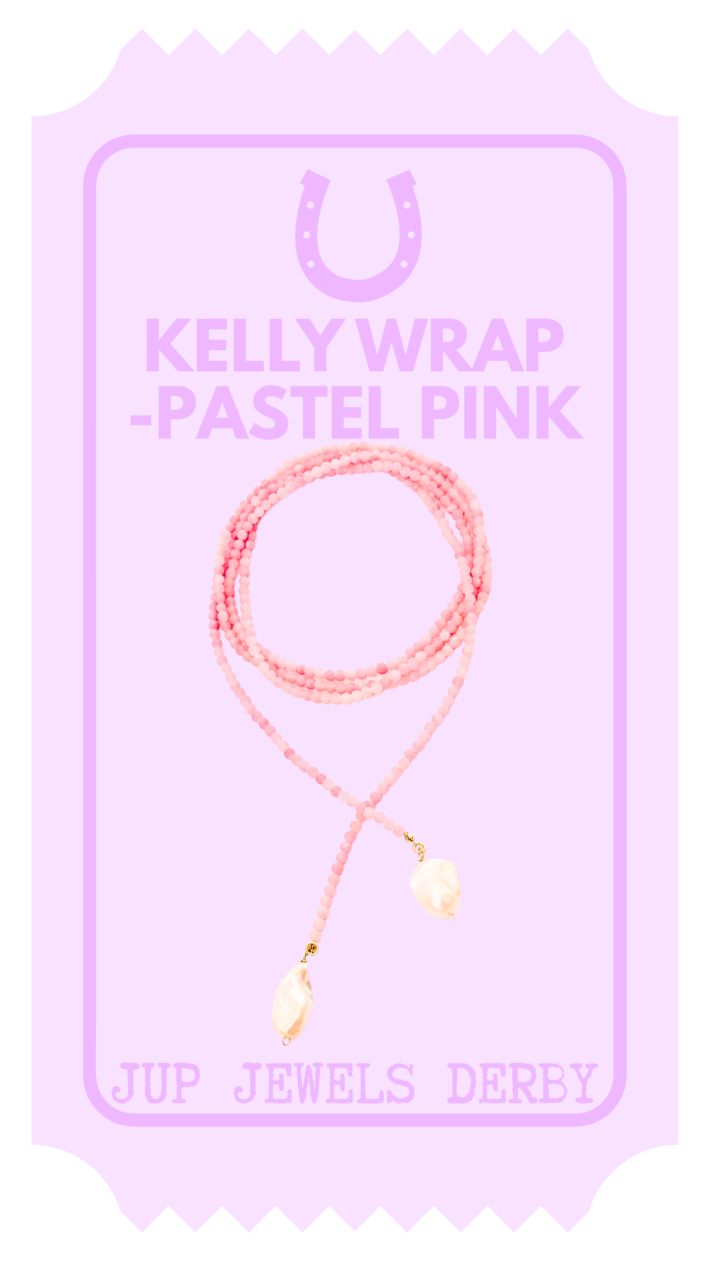 The Kelly Wrap - Pastel Pink