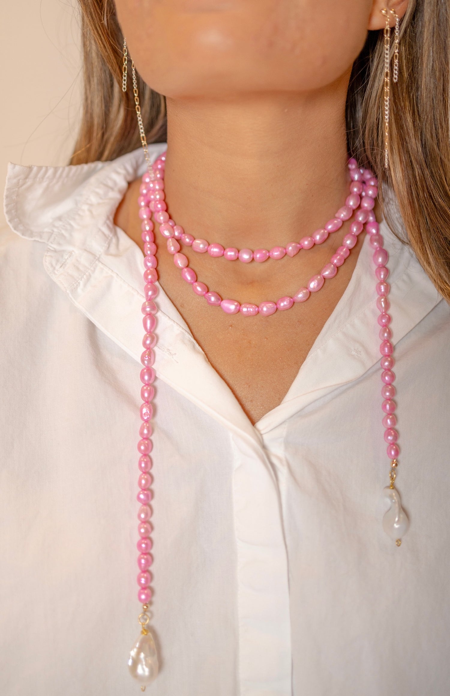 The Kelly Wrap - Hot Pink Pearl