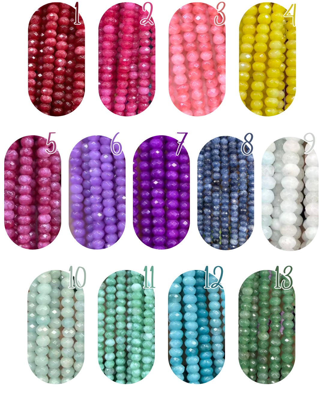 BID DAY Standard Beaded Heart Necklace
