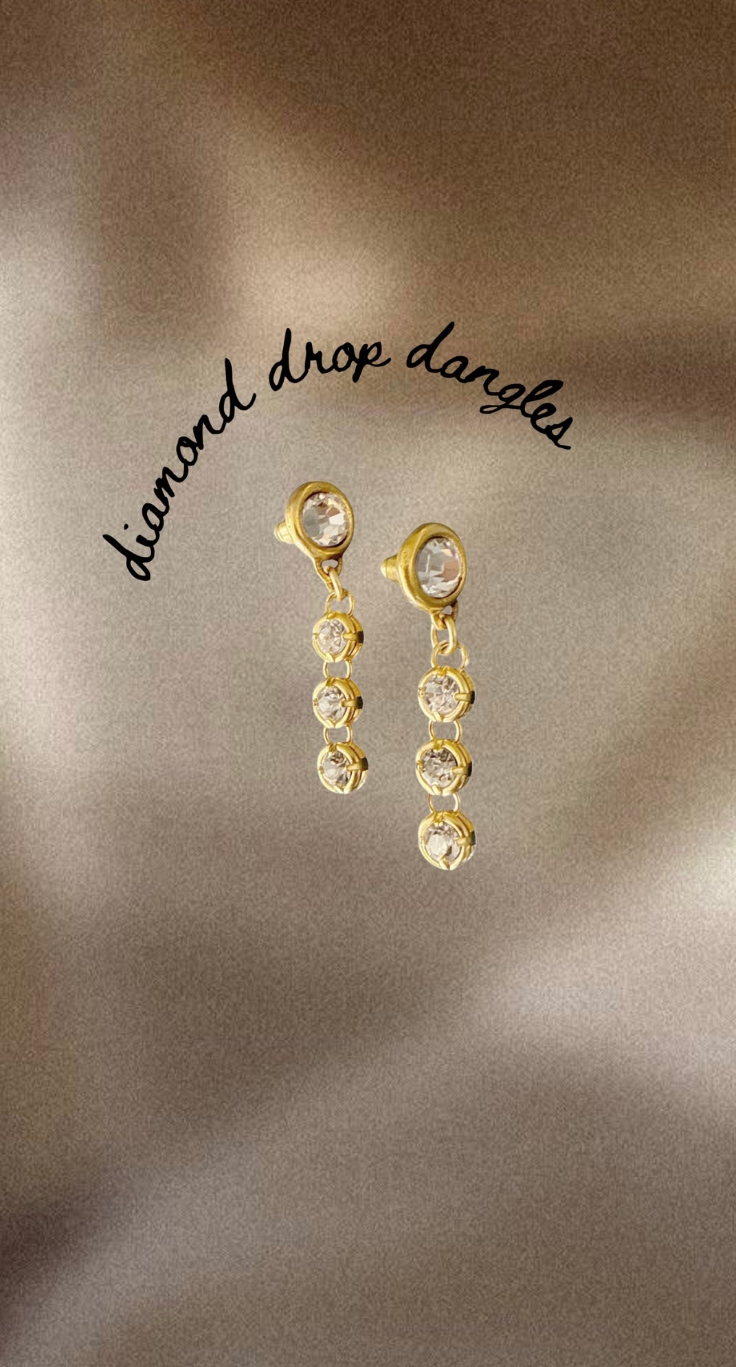 Diamond Drop Dangles