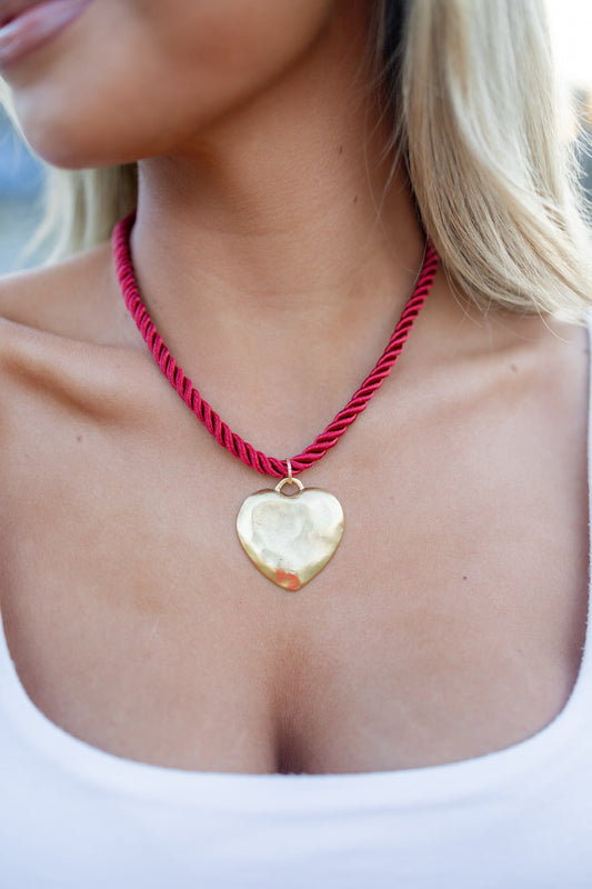 Crimson Rope Heart