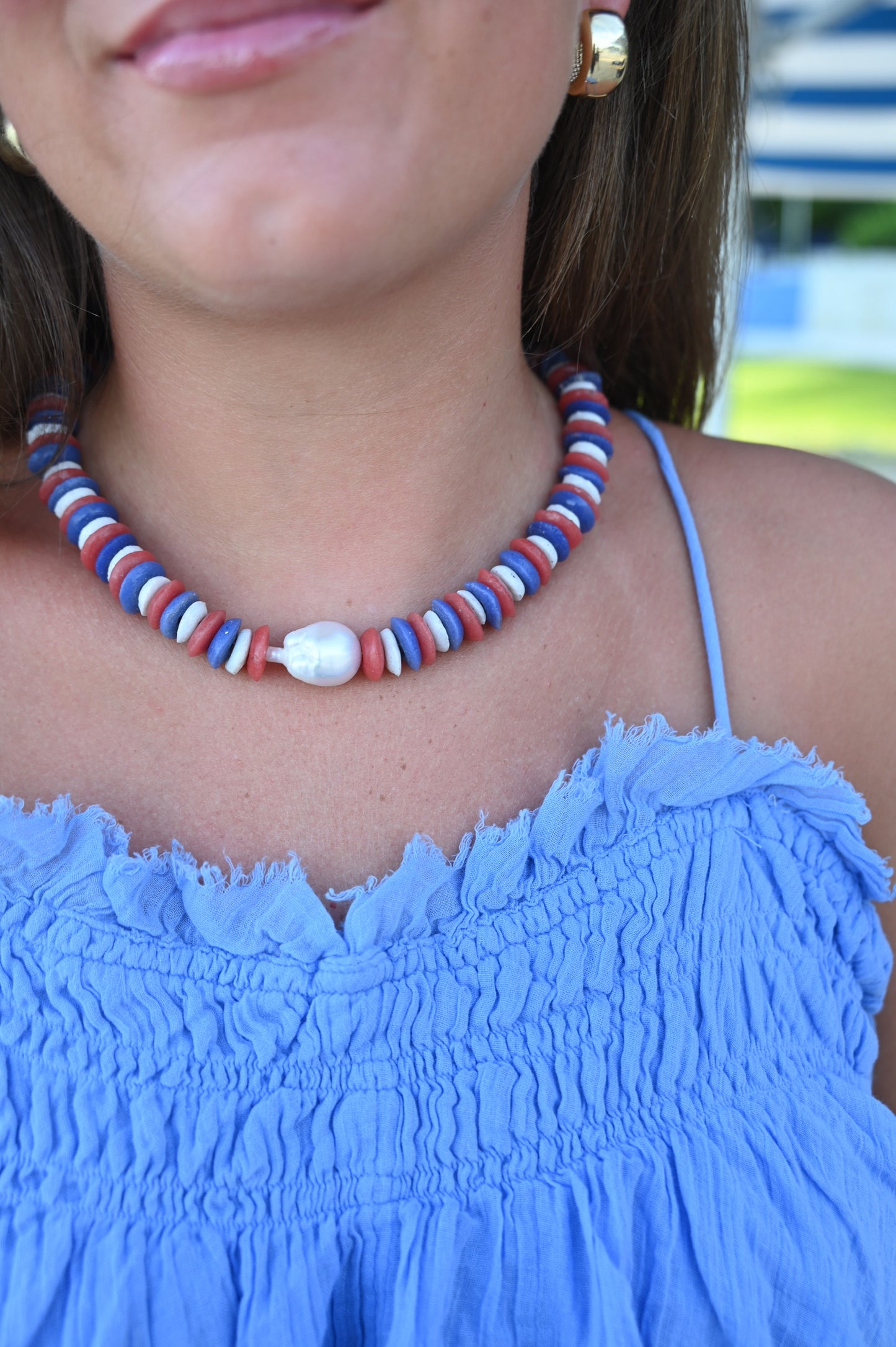 USA Beaded Pearl