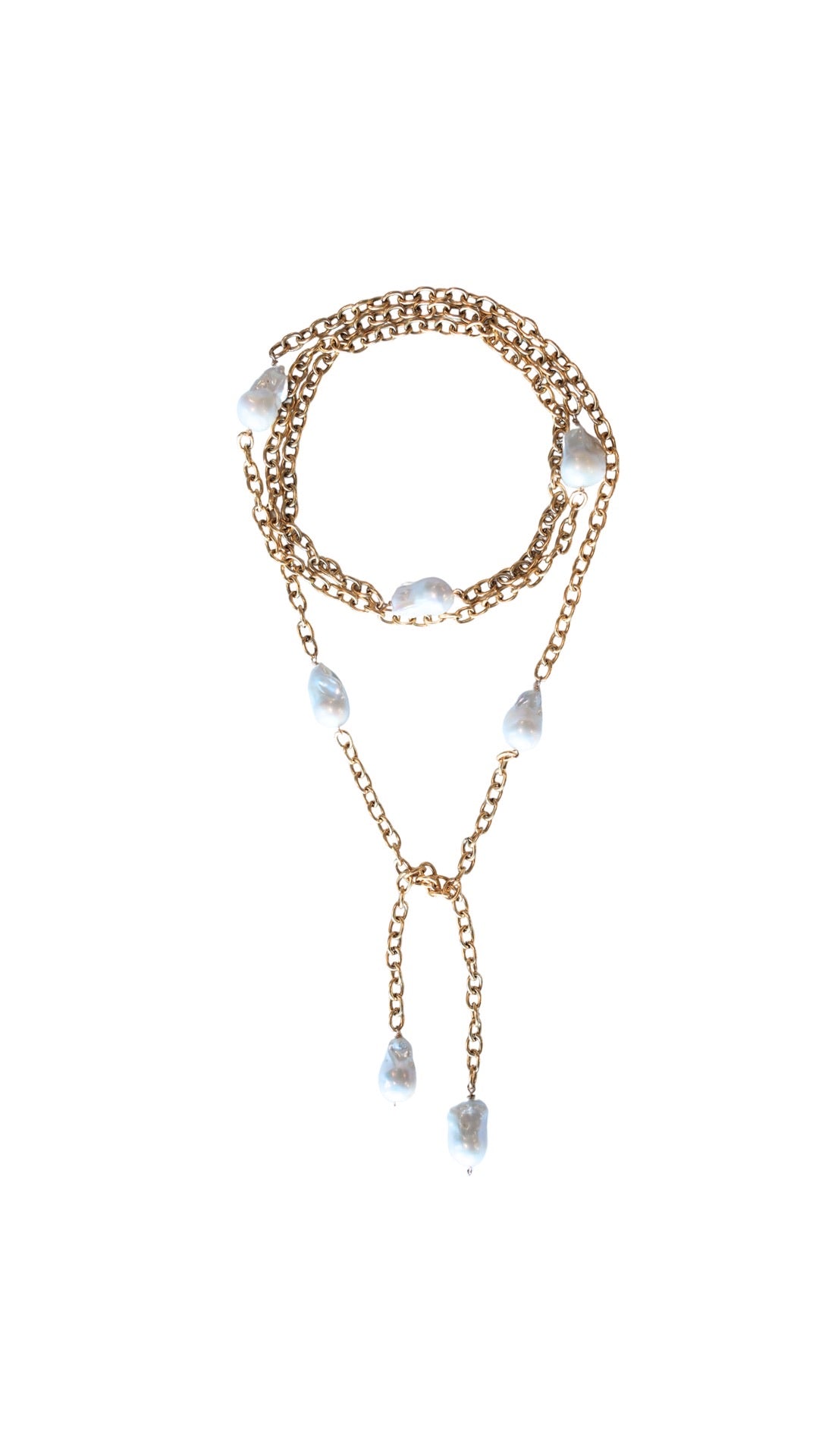 The Kelly Wrap - Pearl Chain